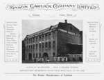 Tonson Garlick Co :Factory, Lorne Street. A staff of 148 employees. Have 42 machines working. Manufacturing departments occupy floor space equal to one acre. [ca 1910].