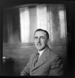 Portrait of Mr H M Denton, Tasman Empire Airways Ltd