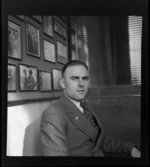Portrait of Mr J Veale, Chief Accountant, Tasman Empire Airways Ltd