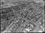 View of the Tip Top Icecream Factory amongst residential housing, Epsom, Auckland