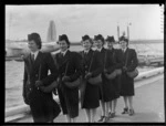 Tasman Empire Airways stewardesses in uniform