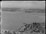 View of a yacht race on Auckland Harbour