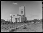 Side view of Administration building, Musick Point Air Radio Station, Howick, Auckland