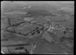 Te Kauwhata farmland area, including Lake Kopuera (left), Waikato River and part of Lake Waikare (top right), Waikato