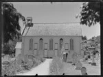 Exterior of Christ Church, Russell, Bay of Island, including cemetery