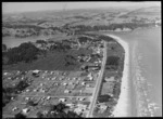 Orewa, Auckland, includes beach, housing and farmland