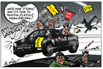 Nisbet, Alastair, 1958- :'We've done "U"-turns! Now it's time to practise flat-out drag racing!' 17 June 2012