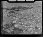 The Invercargill suburb of Rosedale in foreground looking south to Southland Boy's High School and Queens Park with Invercargill City beyond