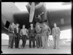 Halifax freight plane and crew