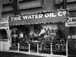 Advertising stall at an industrial exhibition in Christchurch