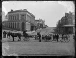 The Port Chalmers fire brigade at the foot of George Street