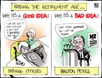 Smith, Hayden James, 1976- :Raising the retirement age... Why it's a good idea; Why it's a bad idea... 20 June 2012