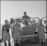 Medical personnel on the Alamein front, Egypt, World War II - Photograph taken by H Paton