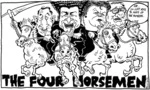 Ellison, Anthony 1966- :The Four Horsemen. Sunday Star. 7 April, 1991.