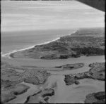 Raglan, Waikato, including harbour and looking out towards Tasman Sea