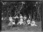 Gerald Butler Beere and family at Takapuna, Auckland