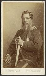 Newman, John Hubert (Sydney) fl 1862-1900 :Portrait of unidentified Maori man