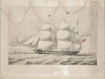 Williams, C P fl 1850s :The new iron clipper ship Tayleur ... forming one of Messrs Pilkington & Wilson's White Star Line of Australian packets... On stone by John R. Isaac; C P Williams, pinxt. Liverpool, John R Isaac [ca 1850]