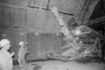 Workers and tunnel machine