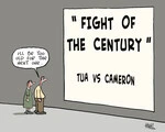 'Fight of the century - Tua vs Cameron'. "I'll be too old for the next one." 2 October 2009