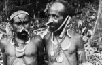 Two men at Fly River, Papua New Guinea