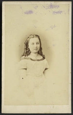Price, Thomas E (Masterton) fl 1879-1900 :Portrait of Mary Amelia Page