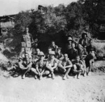 A group of eighteen New Zealand soldiers, Gallipoli, Turkey