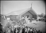 Gathering at the Ngati Kahungunu Meeting House, Nuhaka, Hawke's Bay