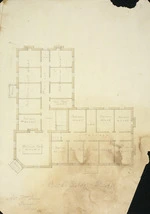 Beatson, William, 1808?-1870 :Mr Wm Jones, Oamaru, Otago. One pair plan. No 2 / Wm B[eatson, architect. Jan. 1863].