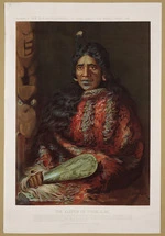 Dittmer, Wilhelm 1866-1909 :The keeper of Pahikaure ... Chromo litho by Christchurch Press Company Ltd ... [lithography by] Phil R Presants ... from the painting by W. Dittmer. [Christchurch] 1906