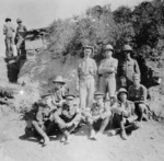 A group of nine New Zealand soldiers, Gallipoli, Turkey