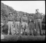 Soldiers about to leave Raoul Island, Kermadec Islands