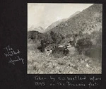 Two members of the Westland Family on the Duncan's Flat - Photograph taken by Charles J Westland