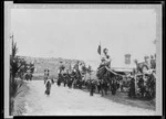 Creator unknown :Photograph of a street decorated for Queen Victoria's Golden Jubilee, Norsewood, Tararua district