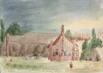 Medley, Mary Catherine (Taylor), 1835-1922 :Whare Runanga - Papawai, Grey Town. [ca 1897-1899]