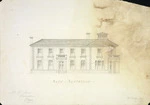 Beatson, William, 1808?-1870 :Mr Wm Jones, Oamaru, Otago. East elevation [No. 3]/ Wm Beatson, architect. Jan. 1863.