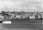 Auckland city alongside the harbour