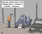 Your car is most likely to get damaged when it is parked in a carpark - AA Insurance. 25 November 2009