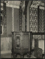 Creator unknown : Photograph of St Paul's Memorial Church interior with pulpit, Putiki, Wanganui, taken by W H Raine