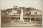 Scene with Moutoa monument, Wanganui