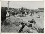 Groups at Waikanae Beach, Gisborne