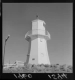 Cast iron Lighthouse, Pencarrow Head at the entrance to Wellington harbour