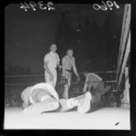 Boxing, Tuna Scanlan versus Clive Stewart in the Wellington Town Hall, Wellington City