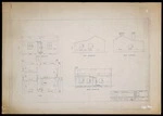 Mason and Wales, registered architects :Stone cottage; Mitchell cottage. Drawn W J P; traced W J P, 18-6-57 [Measured drawing. 1957].