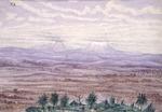 Backhouse, John Philemon, 1845-1908 :[Mounts Tongariro and Ngauruhoe. ca. 1880]