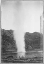 Underwater explosion during Star Boating Club Submarine Mining Volunteer Corps camp at Shelly Bay, Wellington