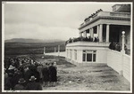 Opening the Chateau Tongariro hotel, New Zealand