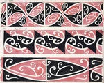 Godber, Albert Percy, 1876-1949 :[Drawings of Maori rafter patterns]. 53. 6MA Mangotipi; 54. From Ohinemutu; 55. [1939-1947].