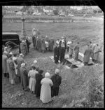 Re-internment at Catholic cemetery, Korokoro, New Zealand