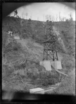 Makohine Viaduct under construction, ca 1900